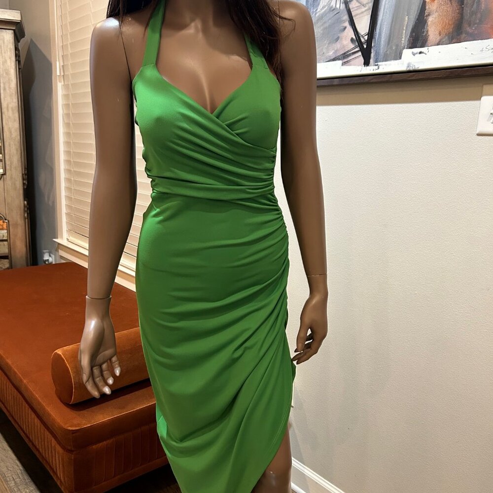 Susan Monaco Wrap Halter Dress in Central Park